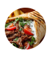 Shawarma+pizza+rice + fries+coke